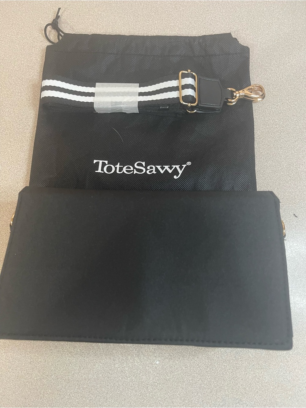 ToteSavvy Portable Diaper Changing Station Changing Pad Crossbody Baby Organizer